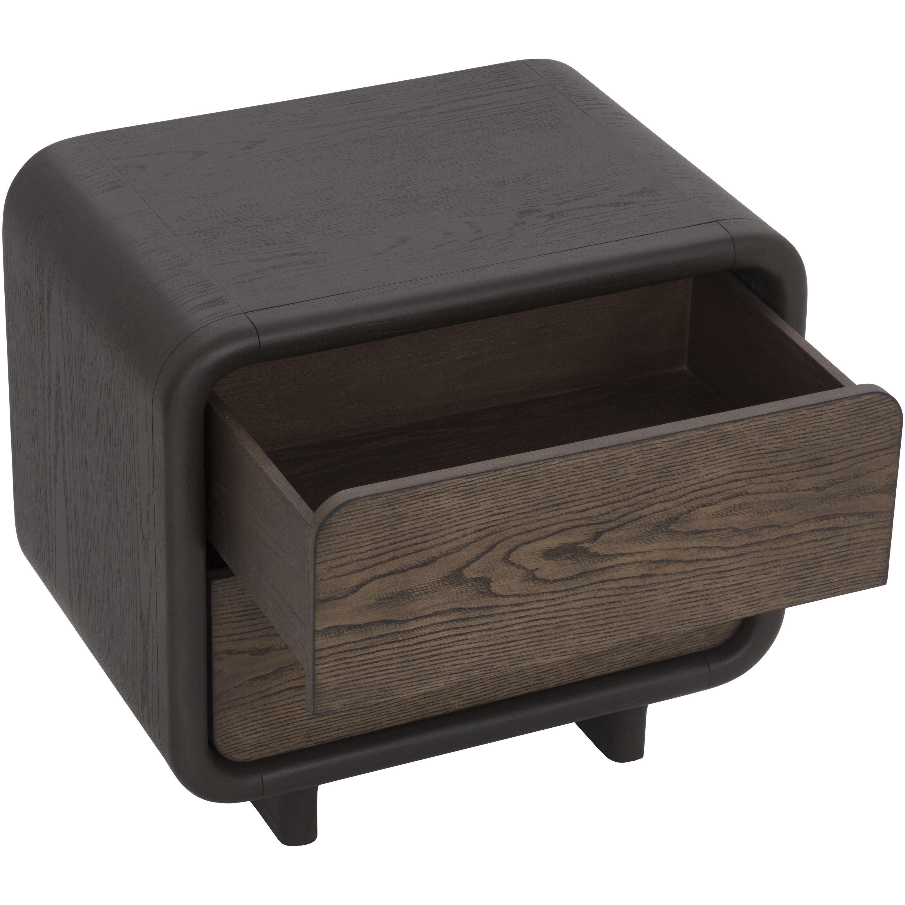 Koa 26 X 24 inch Charcoal Nightstand